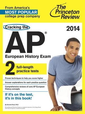 cover image of Cracking the AP European History Exam, 2014 Edition